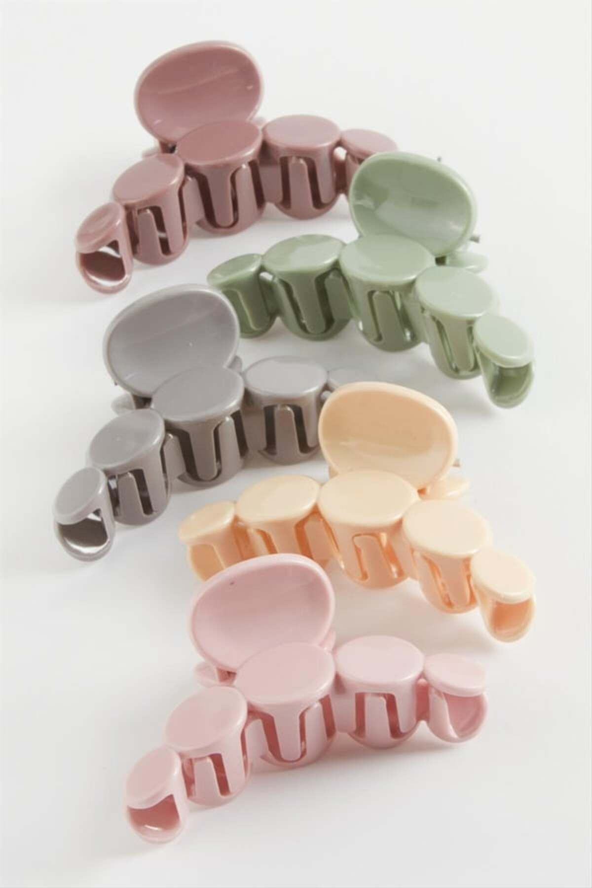 Oval Renkli Mandal Toka 4 cm 4 adet